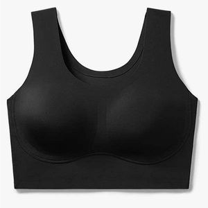 True & Co Body Lift Scoop Neck Bra (Black)